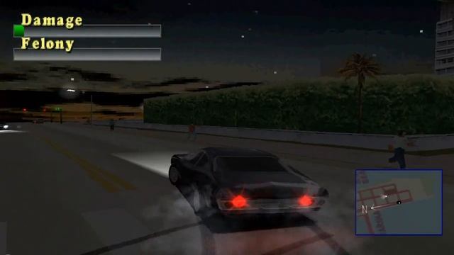 Driver (1999, PS1) Miami Gameplay смотреть онлайн