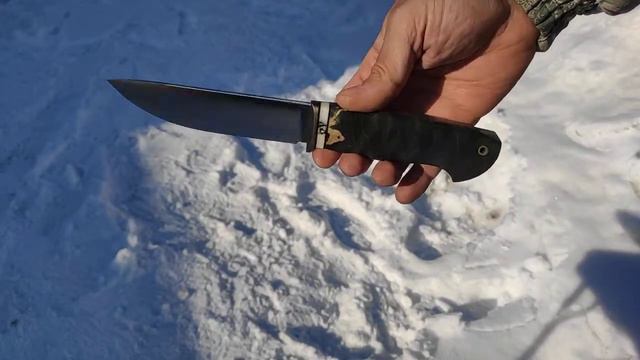 нож из стали к110, стабилка и бивень моржа смотреть онлайн