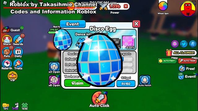All Codes Active Sword Clickers Simulator Roblox, October 15, 2023 смотреть онлайн