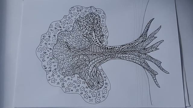 Мастер класс   Зентангл  Дерево