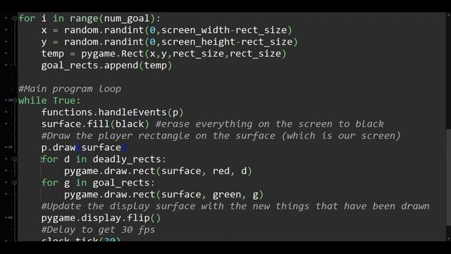 Python Pygame: Scwary Squares смотреть онлайн