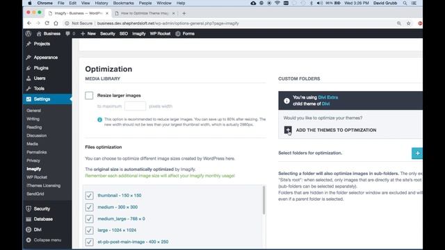 WordPress Performance optimize theme images with imagify Part 12 смотреть онлайн