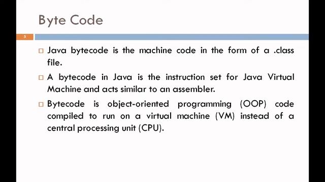 JVM & BYTE CODE | 3350703 | JAVA PROGRAMMING | Shweta Patel смотреть онлайн