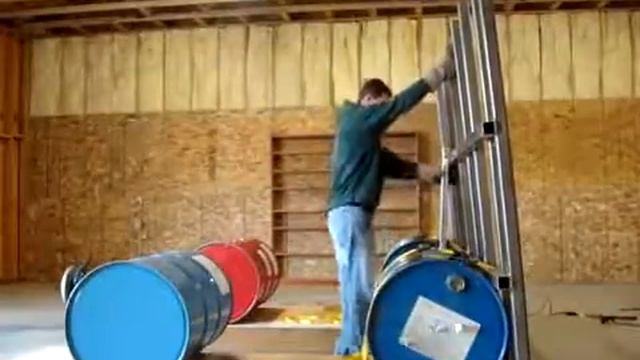 Поворотный стол из бочек. смотреть онлайн