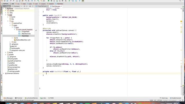 Learn to create a Paint Application with Android Studio смотреть онлайн