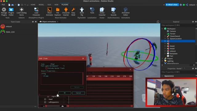How to animate objects in Roblox studio, Moon Animator смотреть онлайн