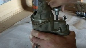 Ремонт стартера Лачетти - снятие втягивающего реле