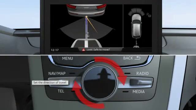 Audi Q7 Driver Assistance Systems | Trailer Assistant смотреть онлайн