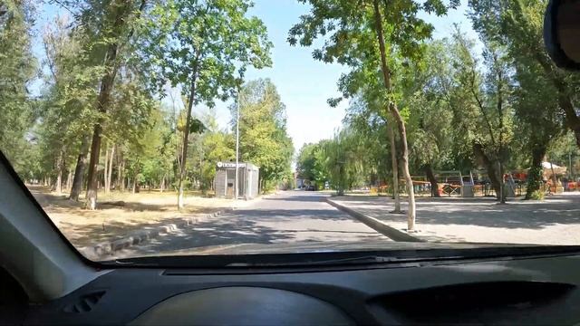 Город Тараз, Жамбылская область, Казахстан, 2023 год. Проспект Жамбыла в Таразе. смотреть онлайн