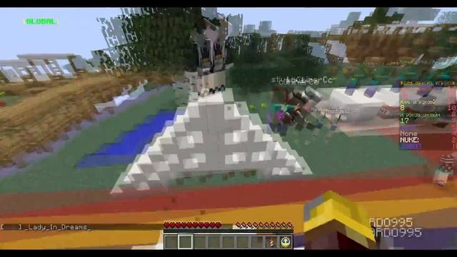 Майнкрафт мини игры №1 -  Пвп на луках - 60FPS - Death Arrow