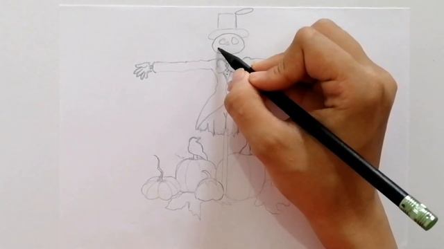 Halloween drawing ?/drawing halloween like a pro /halloween drawing tutorial смотреть онлайн