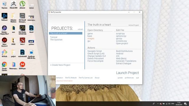Как создать визуальную новеллу? Renpy смотреть онлайн