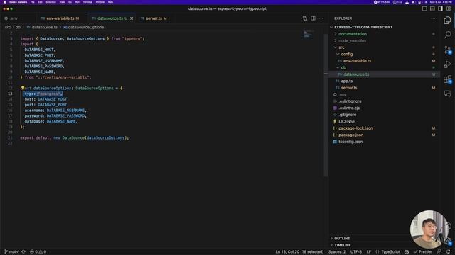 ExpressJS Tutorial - How to Add Datasource Connection in TypeORM смотреть онлайн
