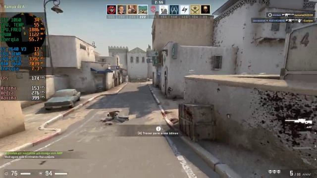 XEON E5 2640 V3 + GTX 1060 3GB ASUS = CS GO HIGH смотреть онлайн