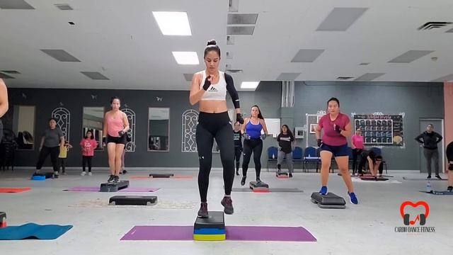 CARDIO STEP | DANCE FITNESS | RUTINA COMPLETA смотреть онлайн