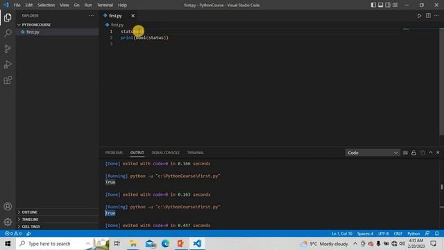 Boolean in Python | Python Tutorial in Hindi смотреть онлайн