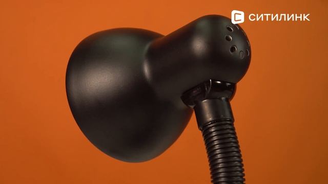 Обзор настольного светильника Эра N-102-E27-40W-BK, на прищепке | Ситилинк смотреть онлайн