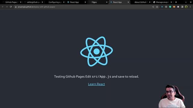 How to Deploy ReactJS App to GitHub Pages with Custom Domain Name in Hindi | TECH Domain | Anuj смотреть онлайн