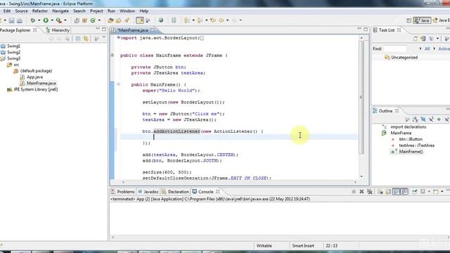 Java GUI Lesson #3 смотреть онлайн