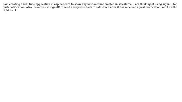 Salesforce: asp.net signalr with Salesforce смотреть онлайн