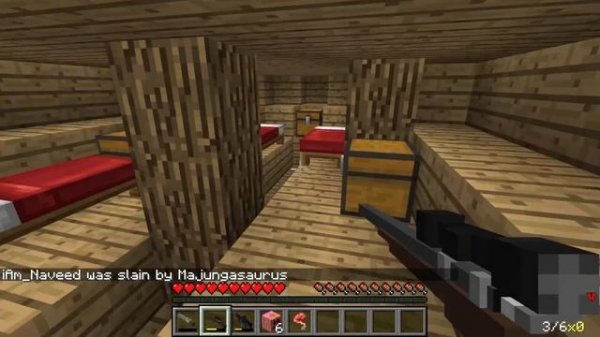 Minecraft JURASSIC WORLD DINOSAUR MOD / SCARY TITAN DINOSAURS with BABY MOBS !! Minecraft Mods