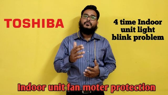 How To Solve Toshiba Split Ac 4 Time Indoor Unit Light Blink Problem| Toshiba Split Ac Light Blink