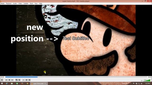 change subtitles position in VLC media player смотреть онлайн