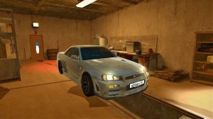 НЕЛЕГАЛЬНЫЙ ДРИФТ ПО НОЧНОМУ ГОРОДУ НА NISSAN SKYLINE R34 - БЛЕК РАША