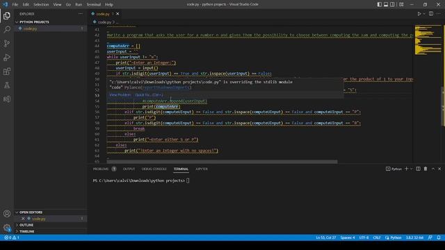 Completing last videos programming problem in python смотреть онлайн