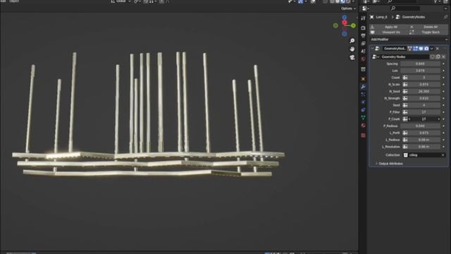 Lamp 6 Blender 3.0 Geometry Nodes Free смотреть онлайн