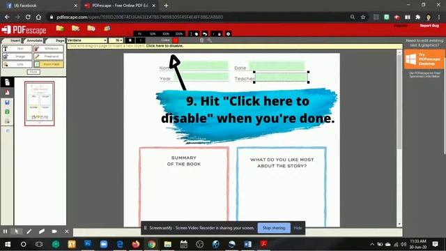 How to Make a PDF Worksheet Fillable | Titser Alma смотреть онлайн