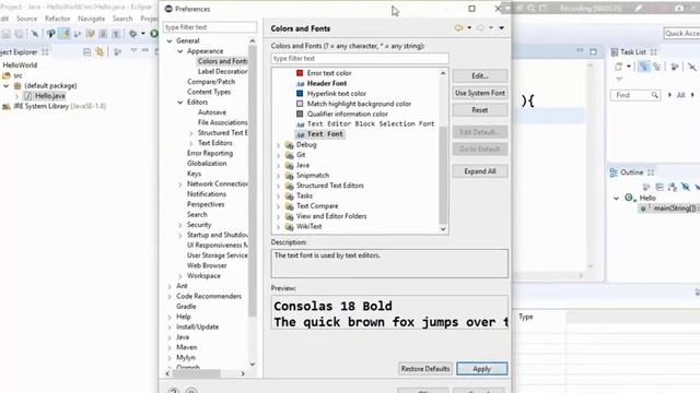 Java Programming Tutorial - 6 - Hello World Program Using Eclipse IDE | Hindi смотреть онлайн