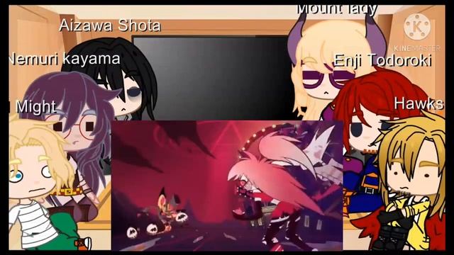 Bnha pro héroes reaccionan a Hazbin hotel смотреть онлайн