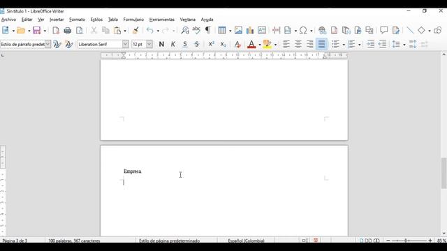 Curso Libre Office Writer. Cabecera y pie de página. Vídeo 11. смотреть онлайн
