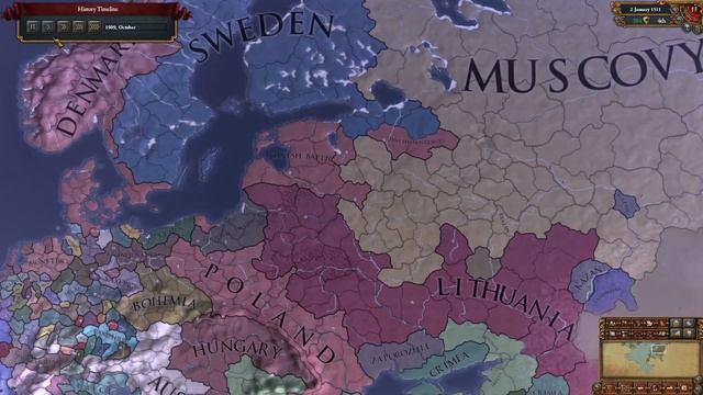Denmark - Lions of the North - Timeline and Final Thoughts - Europa Universalis 4 смотреть онлайн