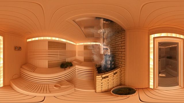VR 360 3D Modeling Русская баня класса "Стандарт" 1,8х2,7м. смотреть онлайн