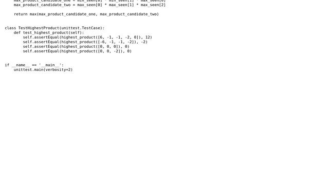 Maximum product of 3 integers in an int array using Python - follow up смотреть онлайн