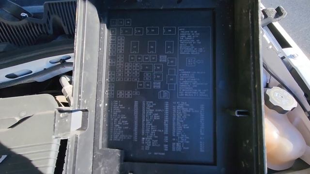 Chevrolet Equinox - FUSE BOX LOCATION (2005 - 2009) смотреть онлайн