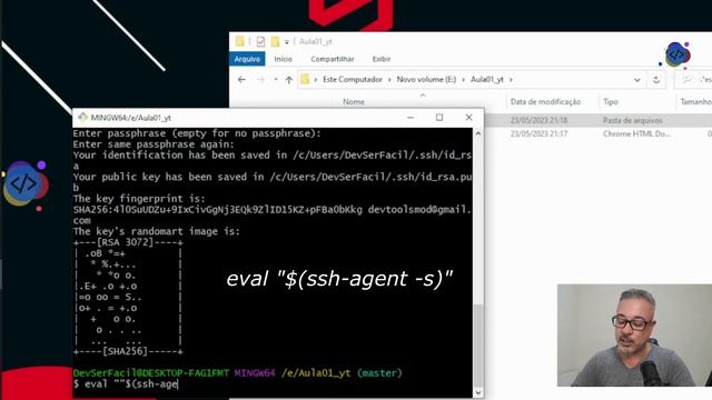 Configurando a Chave SSH entre o Git e o Github смотреть онлайн