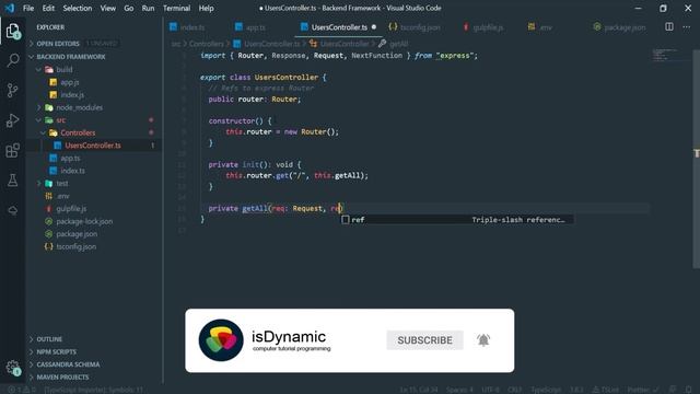 Express توسط NodeJS در API و Controller بخش پنجم، ایجاد Back-end Framework смотреть онлайн