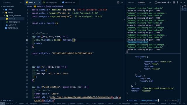 Build A Weather App With Vanilla Javascript Tutorial | Javascript For Beginners смотреть онлайн