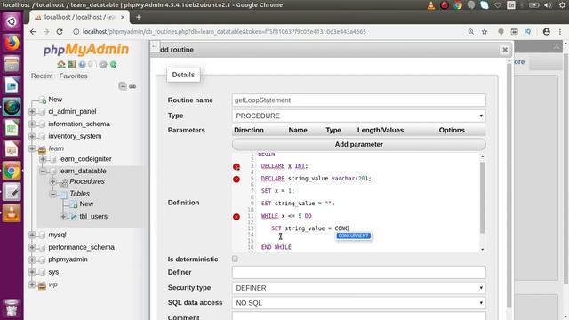 MySQL Stored Procedure Beginners Tutorial #11 - Loop Statements MySQL Stored Procedure | While Loop смотреть онлайн