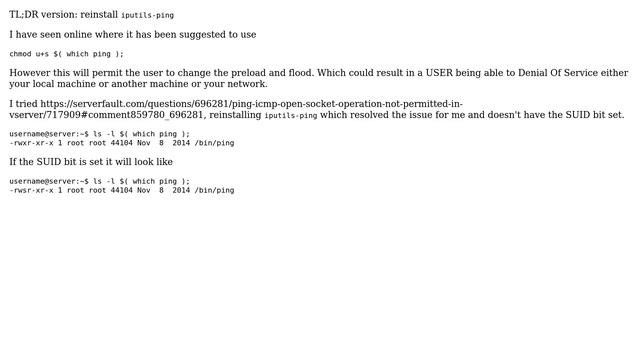 DevOps & SysAdmins: PING icmp open socket: Operation not permitted in vserver (3 Solutions!!) смотреть онлайн