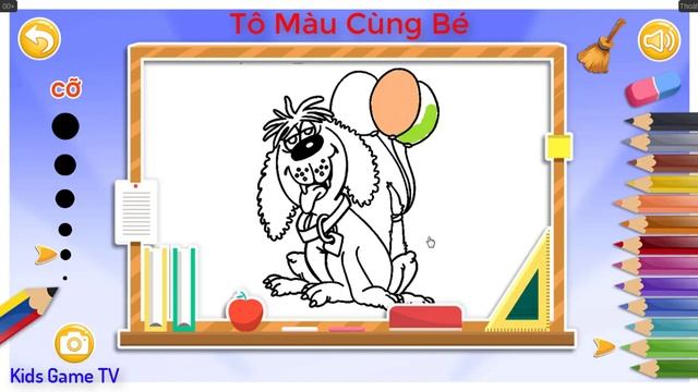 Tô Màu Cùng Bé - Coloring Book Animals - P1 смотреть онлайн