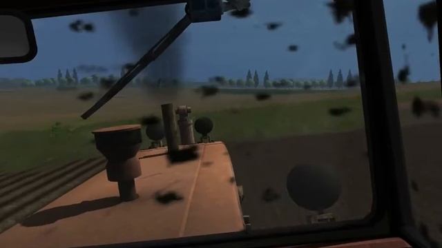 ДТ-75 С ТУРБИНОЙ И С КУЛЬТИВАТОРОМ КПС-8 В ПОЛЕ FARMING SIMULATOR 2013 смотреть онлайн