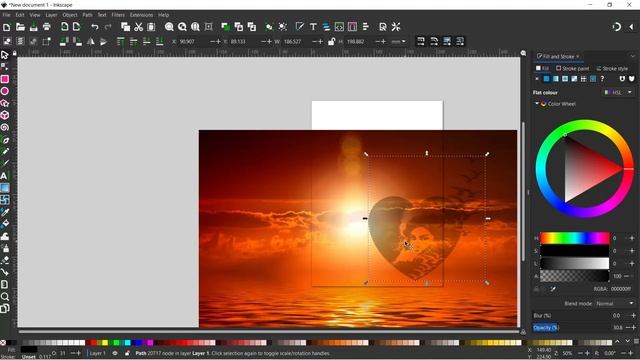 Inkscape 1.2 Trace Bitmap смотреть онлайн