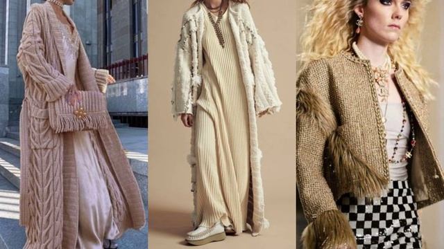 МОДНАЯ ВЯЗАНАЯ ОДЕЖДА НА ВЕСНУ 2024? ОРИГИНАЛЬНЫЕ ВЯЗАНЫЕ ВЕЩИ? смотреть онлайн