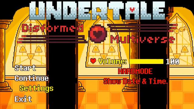 Undertale: Disformed Multiverse (Official Game) menu demo смотреть онлайн