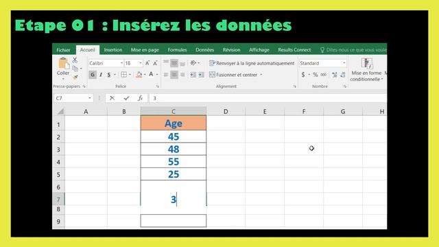 Comment calculer l'âge médian sur Excel смотреть онлайн