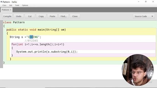 Class 10 ICSE | Pattern Program String programs | computer class 10 icse java | semester 2 смотреть онлайн